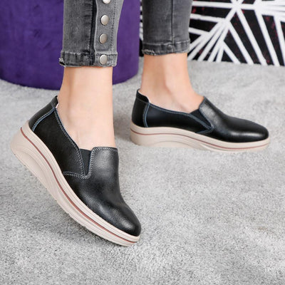 Дамски обувки на платформа Abriele - Black