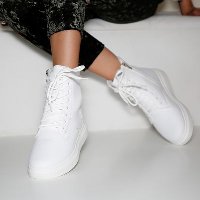 Дамски кецове Helia - White