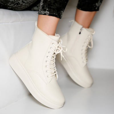 Дамски кецове Helia - Beige