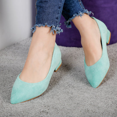 Дамски обувки на ток Ilayza - Green