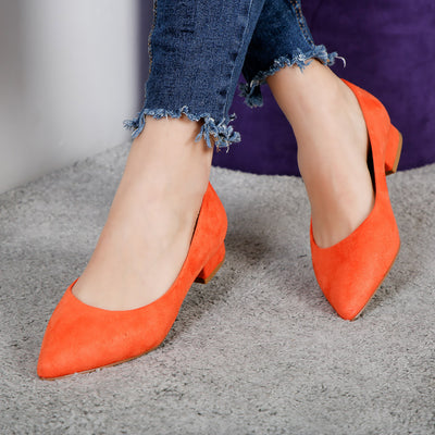 Дамски обувки на ток Ilayza - Orange