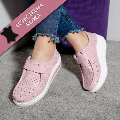 Дамски обувки на платформа Brynn - Pink