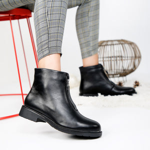 Дамски боти  Presy - Black Leather