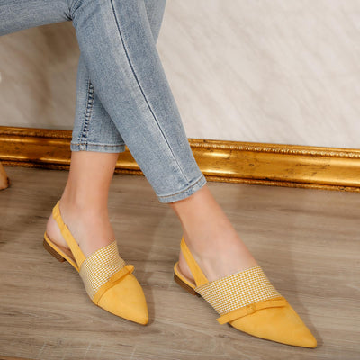 Дамски обувки Aleta - Yellow