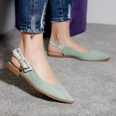 Дамски обувки с ток Tivena - Green