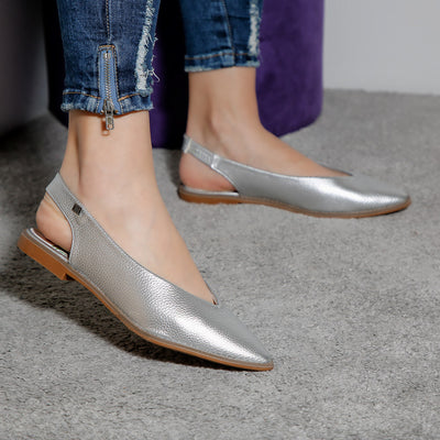Дамски обувки на ток Feria - Silver