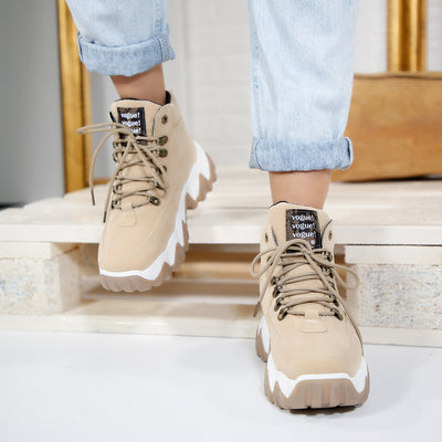 Дамски боти Jaklin - Beige