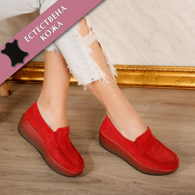 Дамски обувки Jackie  – Red