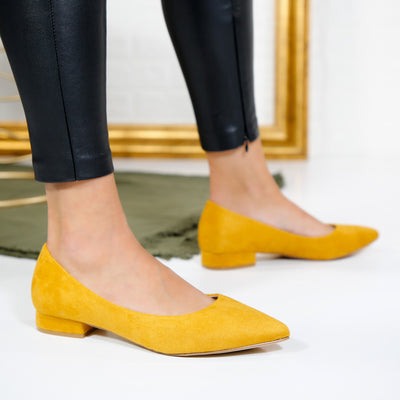 Дамски обувки на ток Ilayza - Yellow