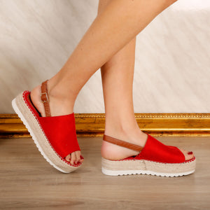 Дамски сандали Lotta  – Red