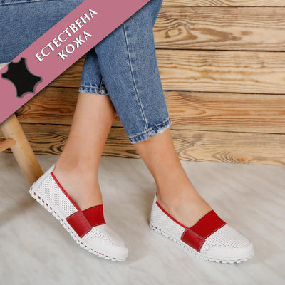 Дамски обувки Netty - White Red