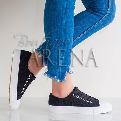 Дамски кецове REN – Black