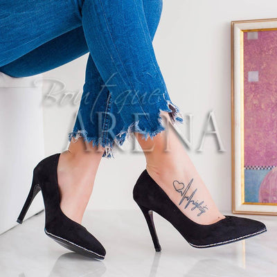 Дамски обувки на ток Secret - black