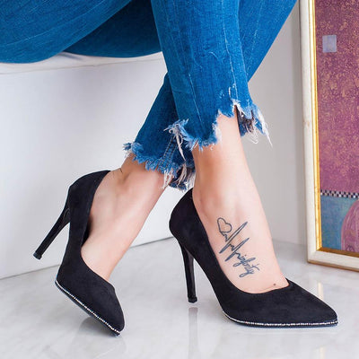 Дамски обувки на ток Secret - black