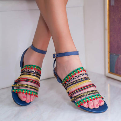 Дамски сандали INDIANA – Blue