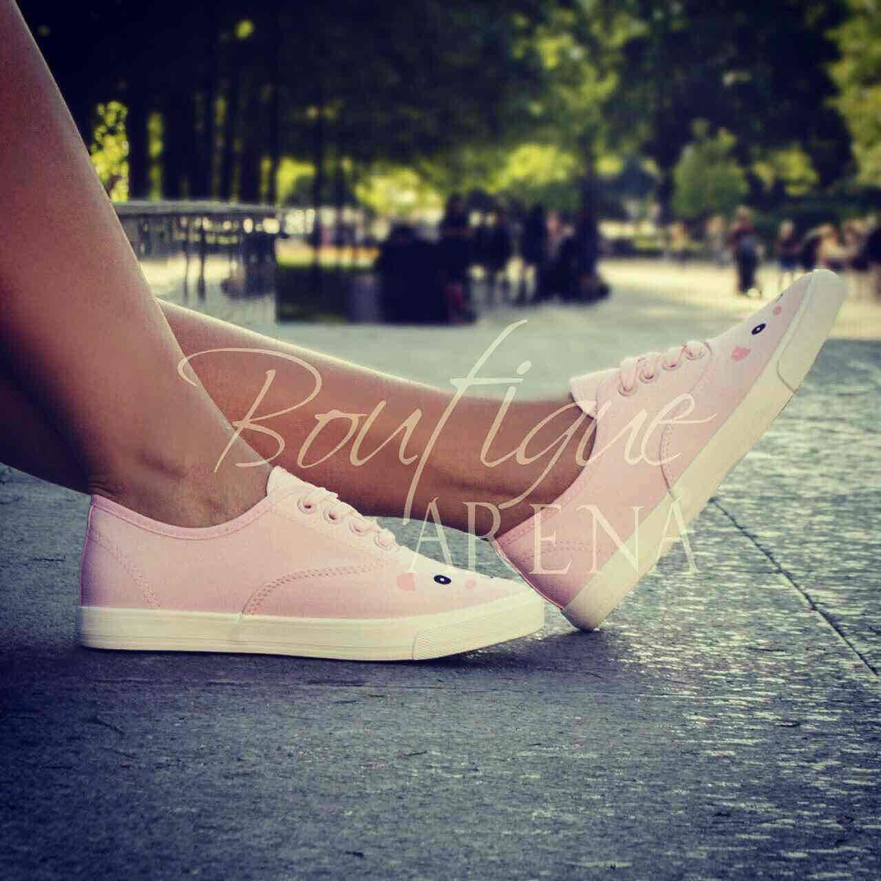 Гуменки Smiley Face - Pink