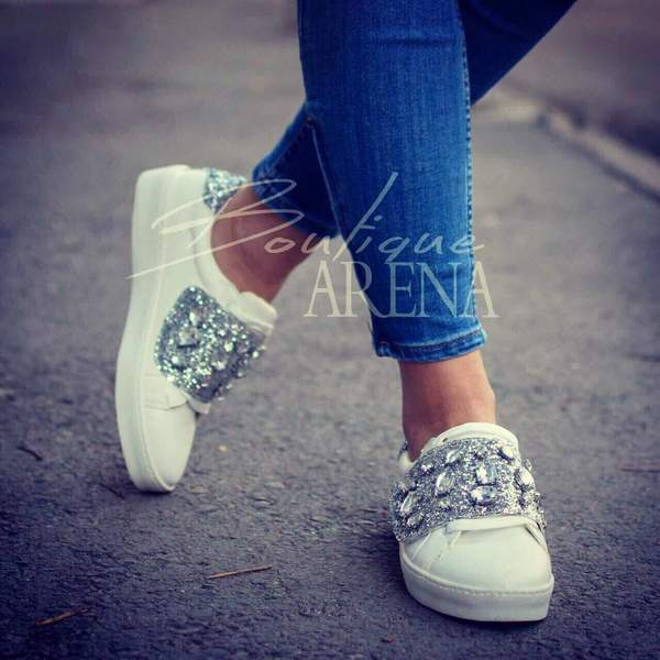 Обувки Afil - Silver Glitter