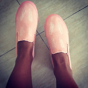 Кецове Denim - Pink 