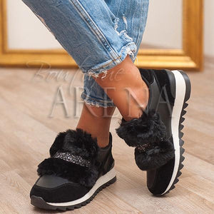 Кецове Fluffy Sport - Black