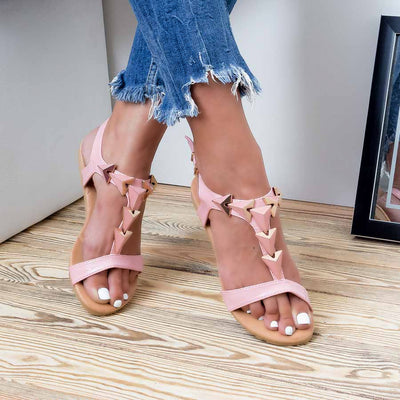 Дамски сандали Kera - Pink
