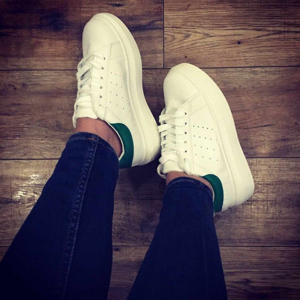 Маратонки Bianca - White And Green 